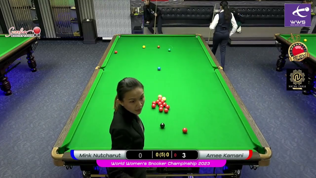 Mink Nutcharut v Amee Kamani - World Women's Snooker Championship 2023