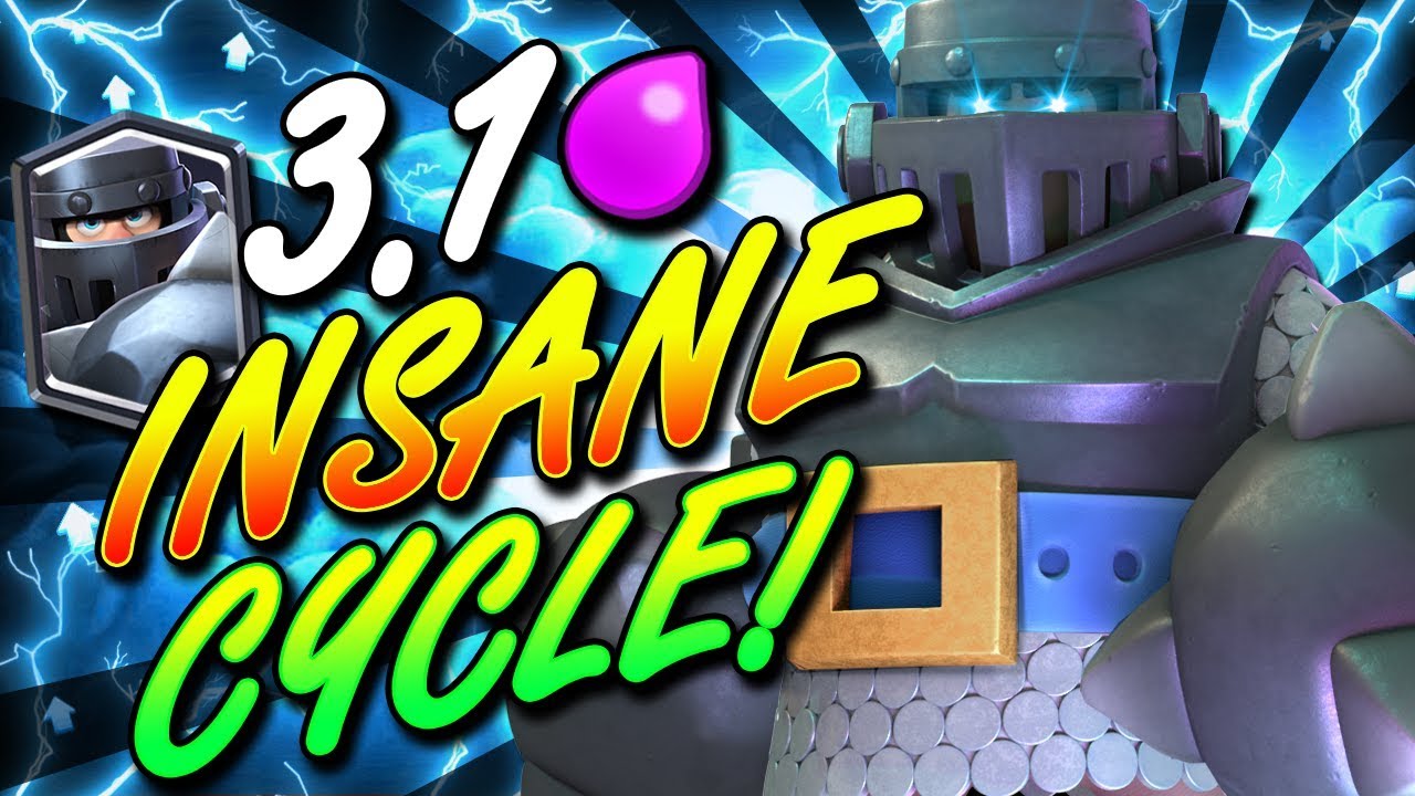 OVERPOWERED!! NEW 3.1 FASTEST MEGA KNIGHT CYCLE DOMINATES!!