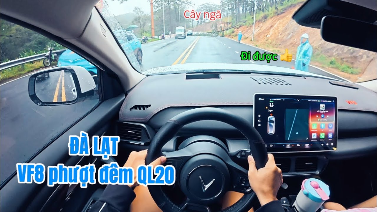 Phượt Đà Lạt tháng 12 ngày mưa bão - full hành trình 3ngày2đêm đà Lạt | POV lái xe