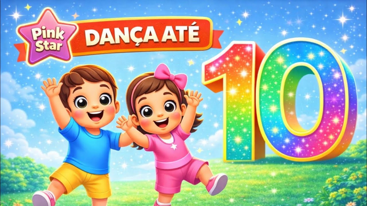 Conta e Dança até 10 🎵 | Aprenda a Contar Dançando | Música Infantil Educativa