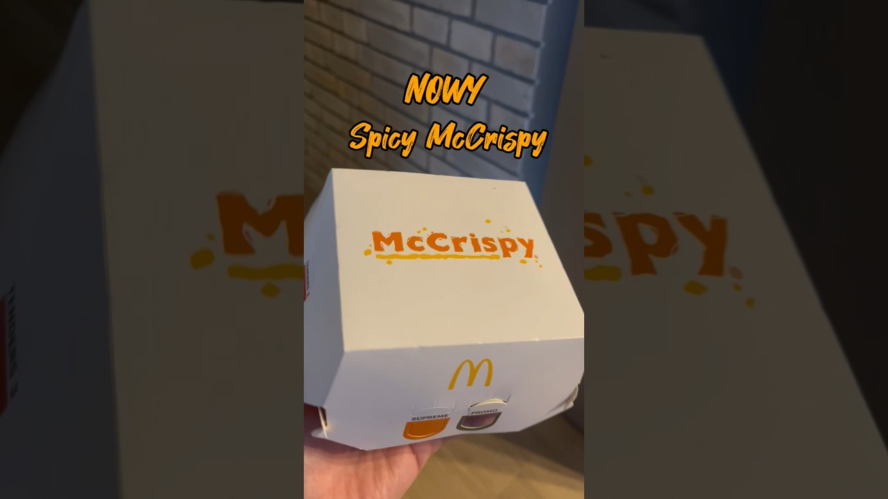Nowość z McDonalds - Spicy McCrispy z sosem habanero#polska #mcdonalds #burger #spicy #jedzenie