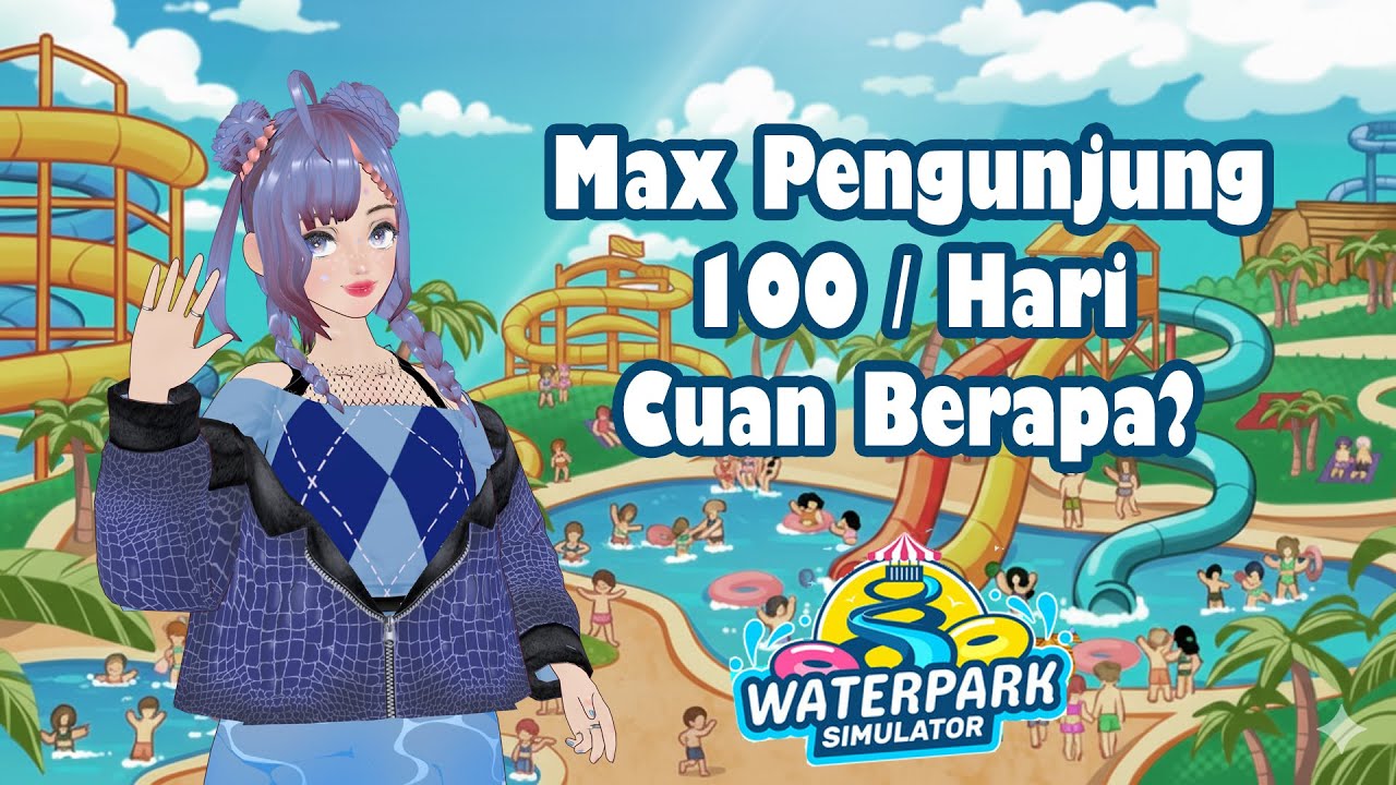 Pembatasan Pengunjung Tidak Akan Menghalangiku!  [Waterpark Simulator Ep 3]