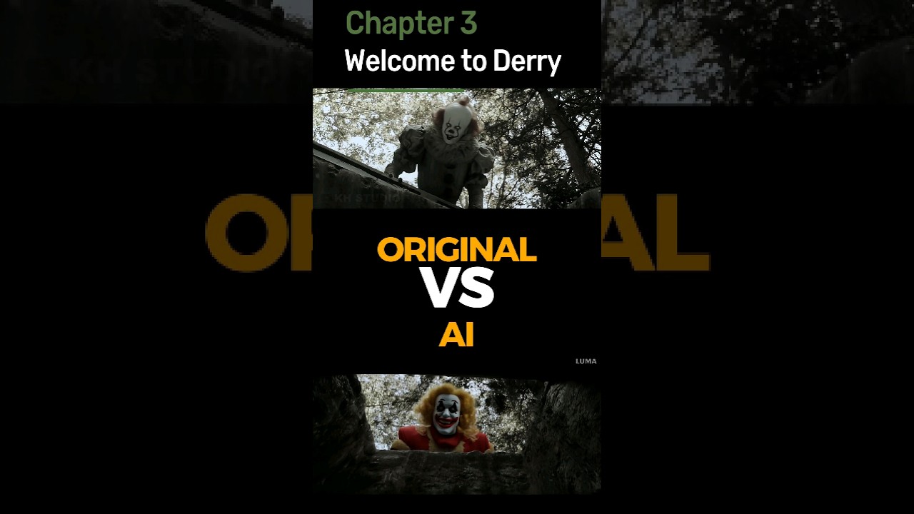 IT Chapter 3 Welcome to Derry. ORIGINAL vs AI