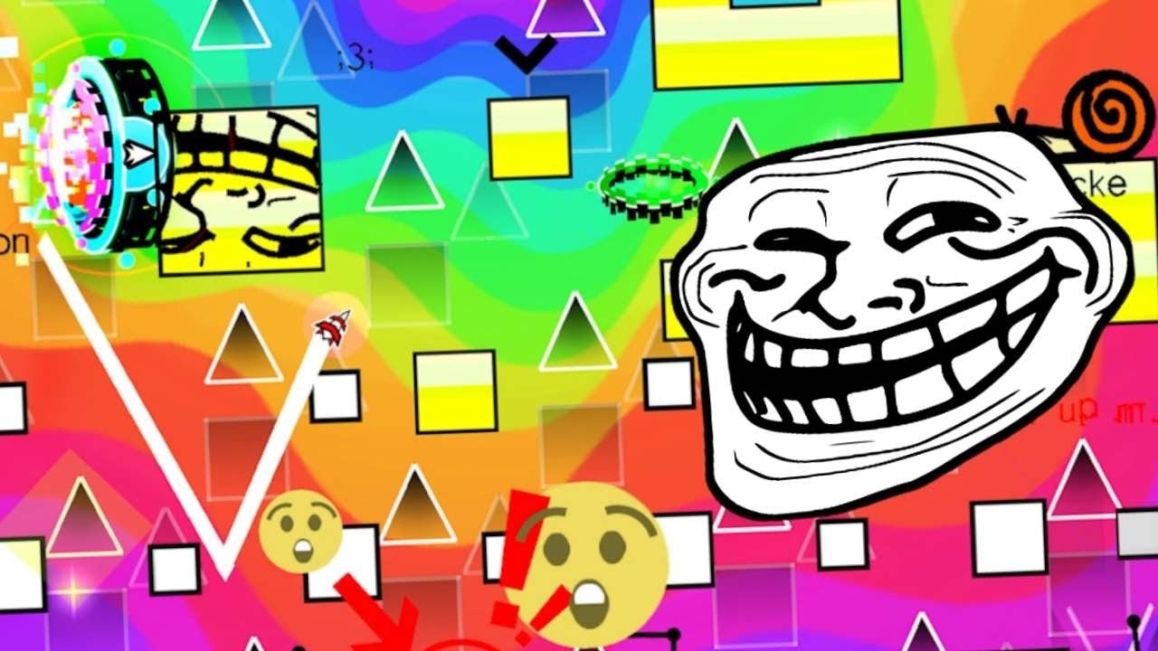 (Extreme Demon) ''troll level two'' by lexycat & More | Geometry Dash
