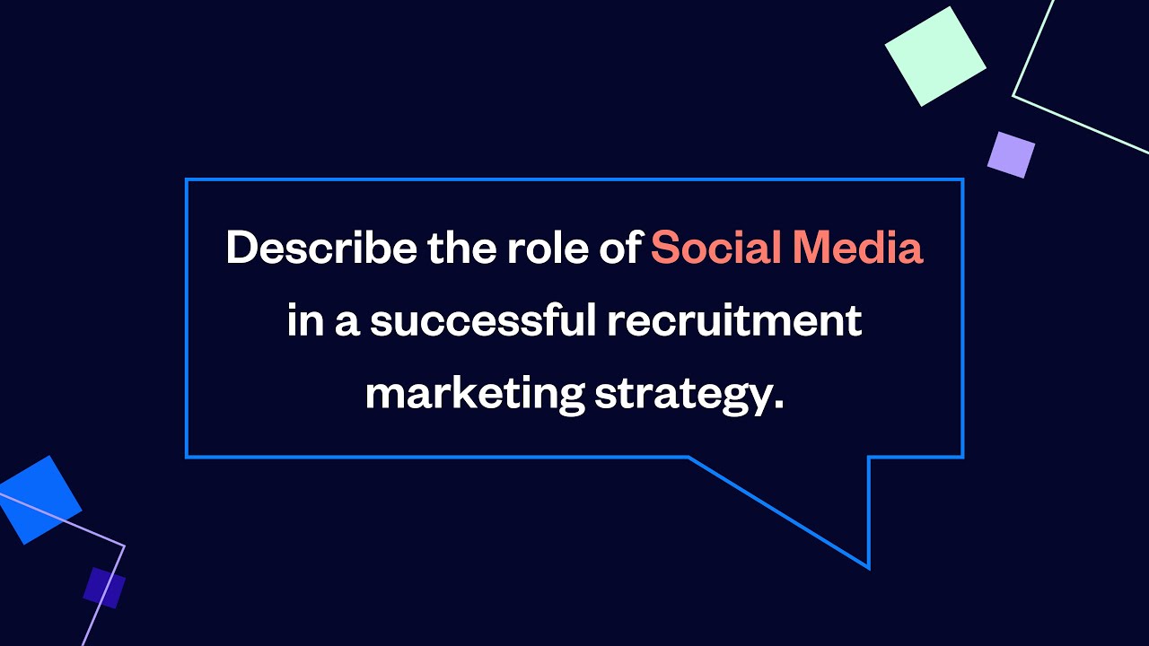The Role of Social Media in Recruiting