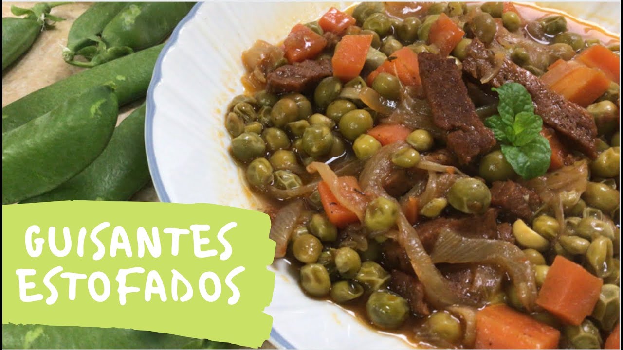 Guisantes estofados