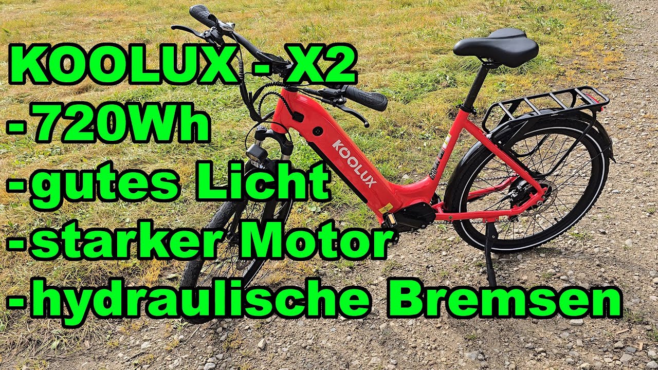 TEST - E-Bike - Koolux X2 Citybike #koolux