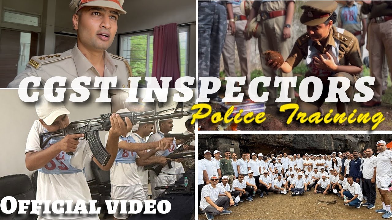 Police Training Of Inspectors Of GST & Custom - PTC Khandala(Official Video) GST Inspector Training 