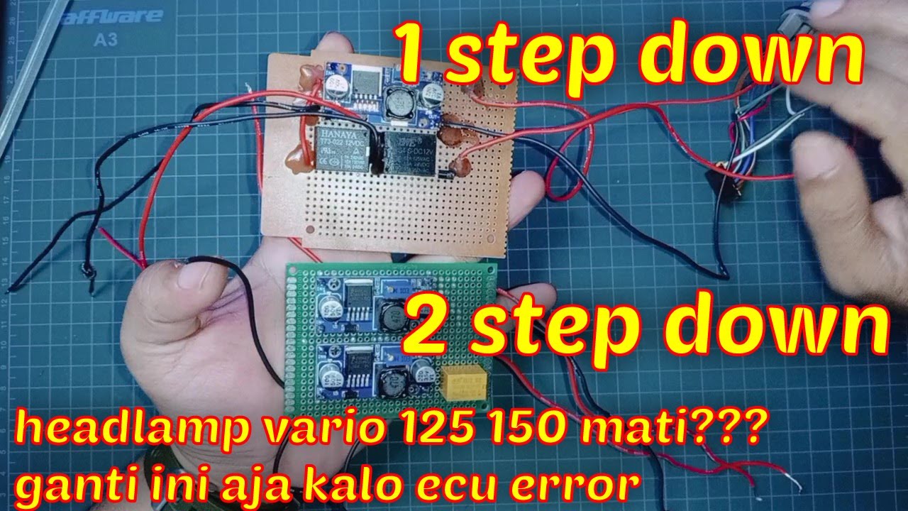 vario 125 dan 150 headlamp mati ??? pakai modul ini #ecu #vario #headlamp #mati #rusak #pcbled