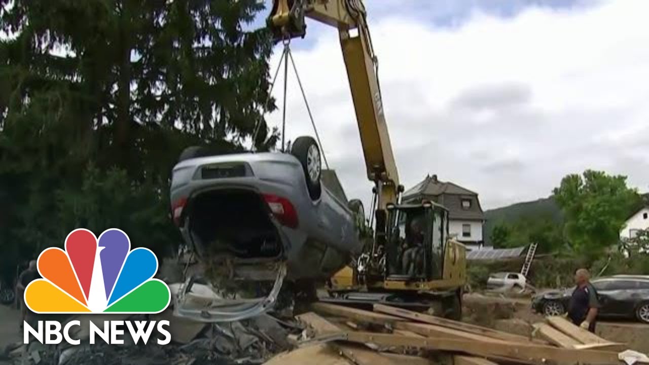 Neighbors Pick Up The Pieces After Deadly Flood In Western Europe