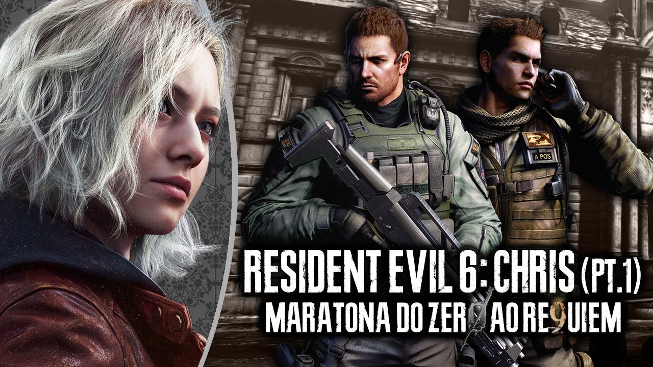 AO VIVO: Jogando RESIDENT EVIL 6 com CHRIS (Parte 1) | MARATONA Resident Evil do ZERO ao REQUIEM