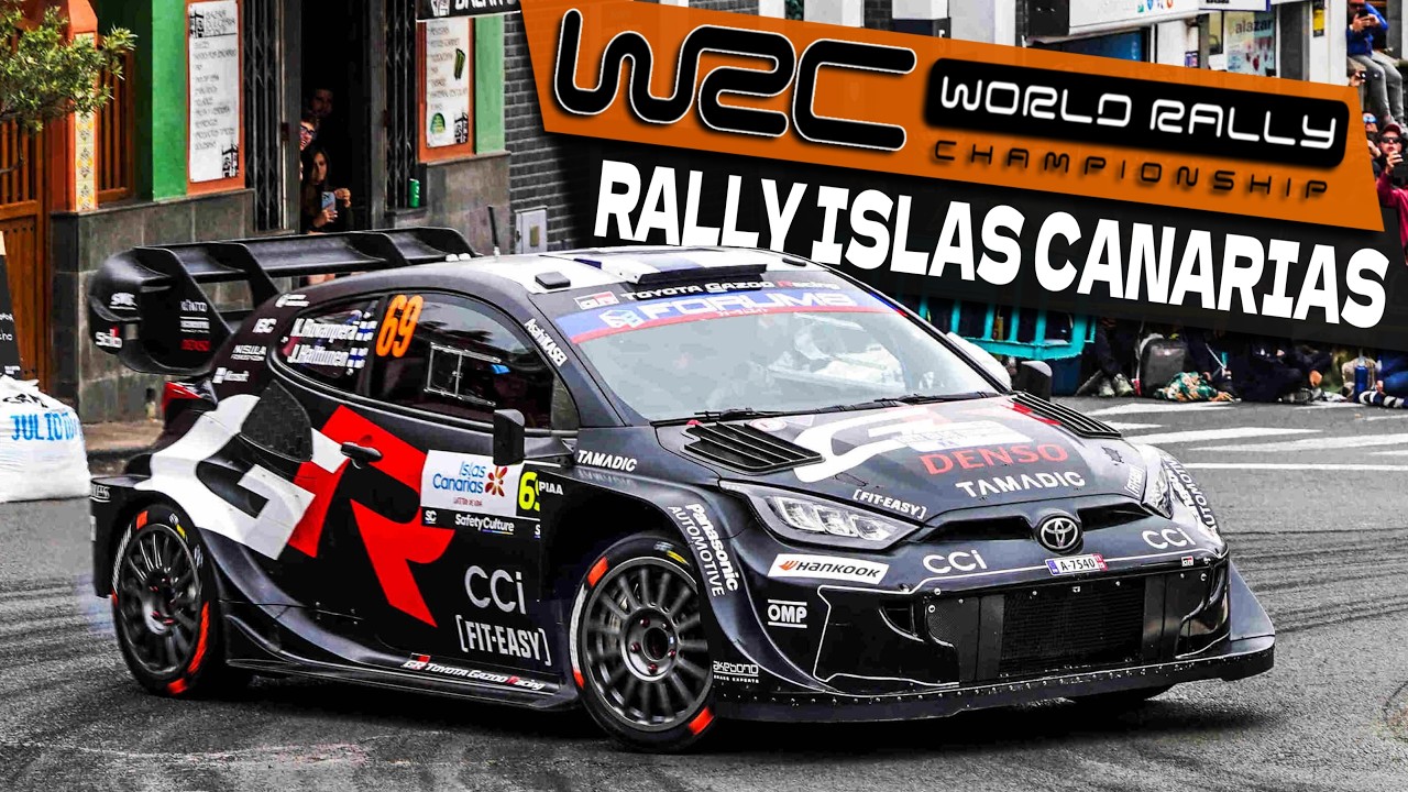 Best of WRC Rally Islas Canarias 2025 Action | ROVANPERÄ & TOYOTA DOMINATE