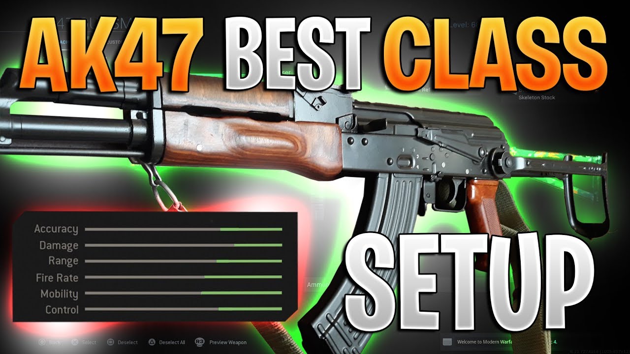 BEST WAY TO REDUCE RECOIL ON THE AK-47 (Modern Warfare AK-47 Best Class Set-Up)