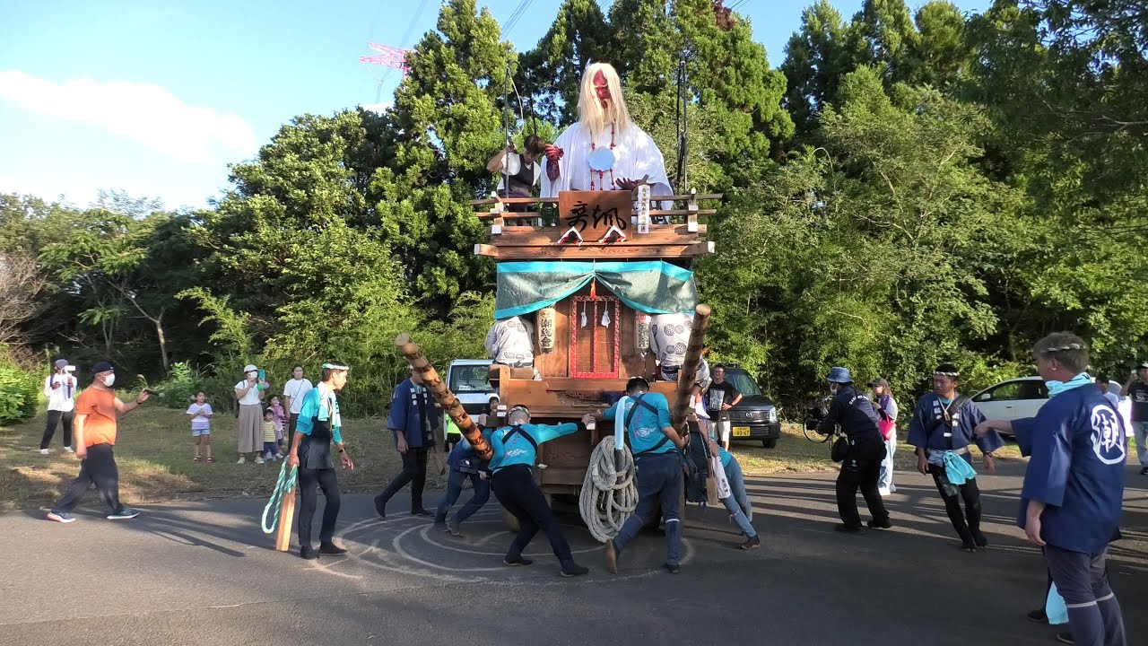 みずほ台秋祭り　潮総會の曳き廻し（午後）