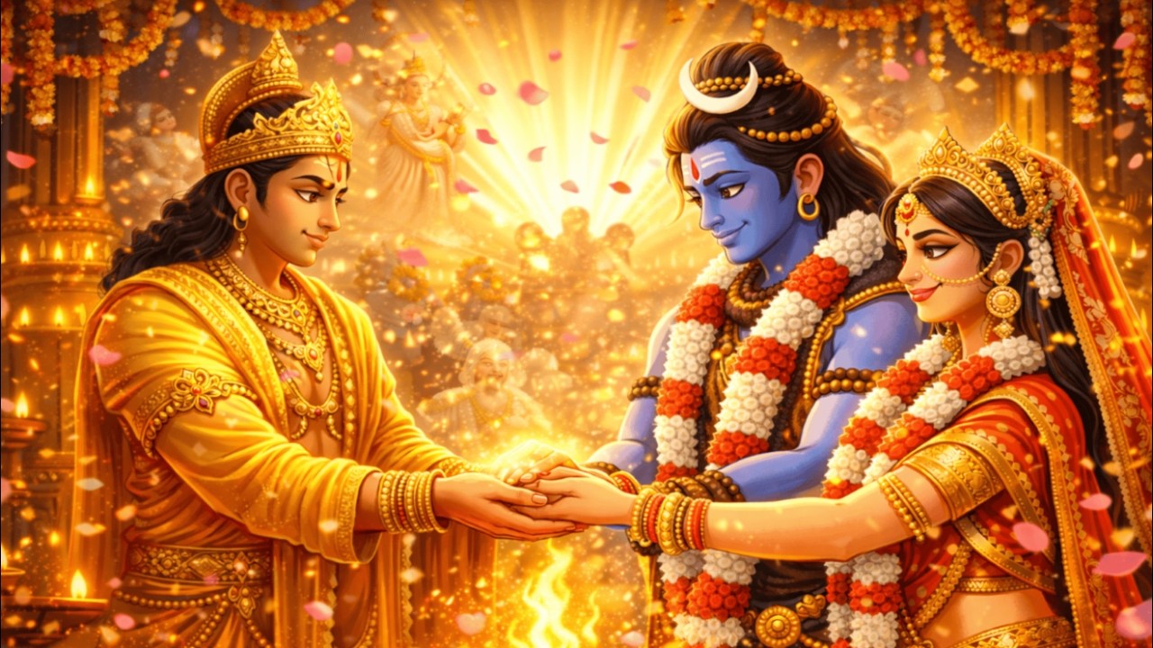 Mahadev ❤️ Parvati Vivah | Sabse Divya Shaadi 🔱✨