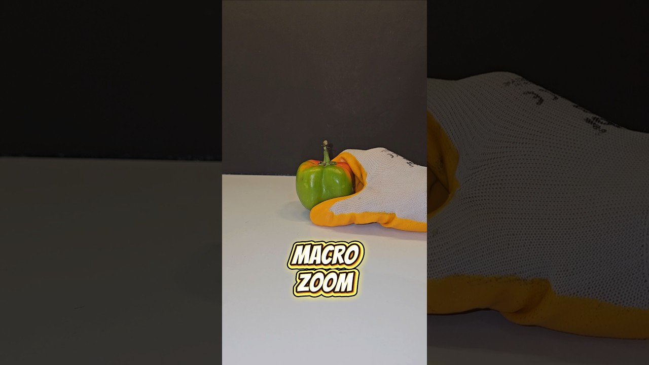 Bell pepper macro zoom 🫑📷                  #macroshot #shorts #macrozoom #experiment