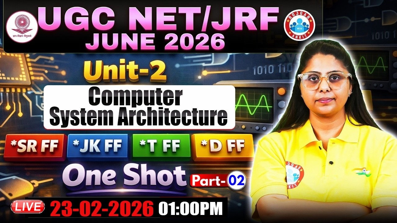 UGC NET JRF Computer Science Classes 2026 | UGC NET JRF Computer Science One Shot