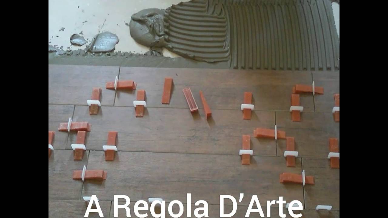A Regola D'Arte                  Posa gres effetto legno 60x15
