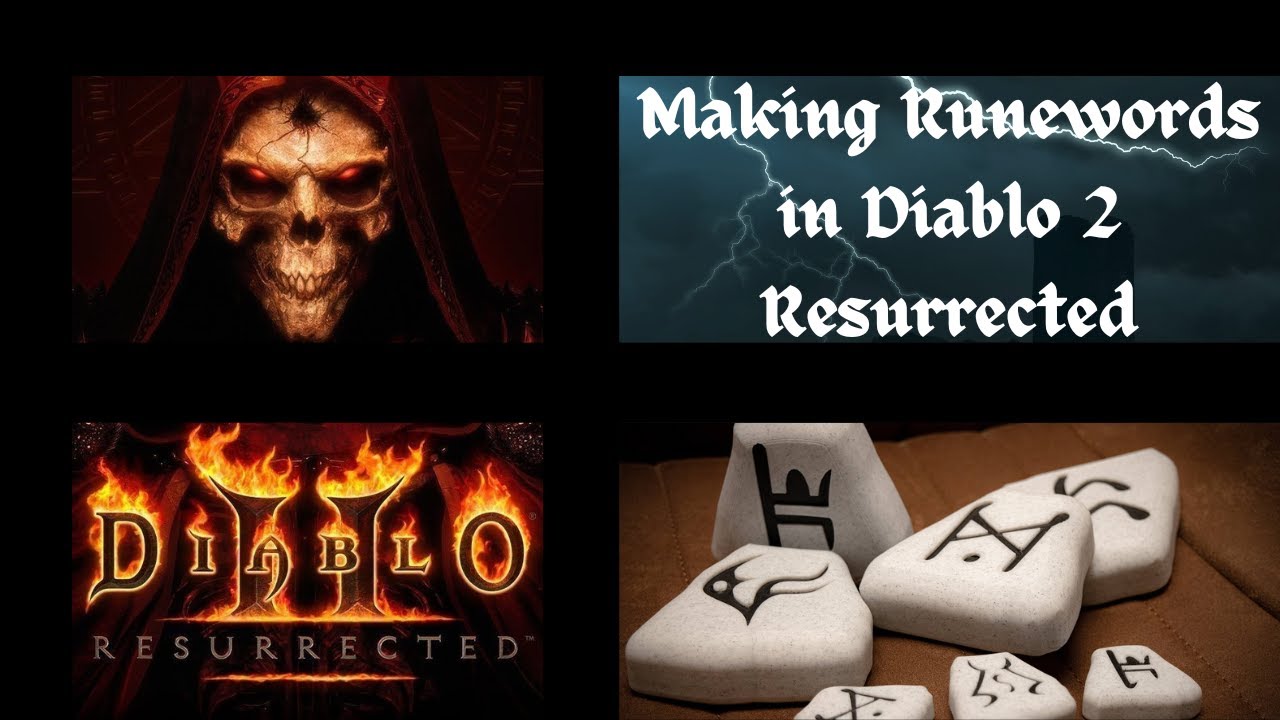 HOW TO MAKE RUNEWORDS TUTORIAL! - Diablo 2 Resurrected