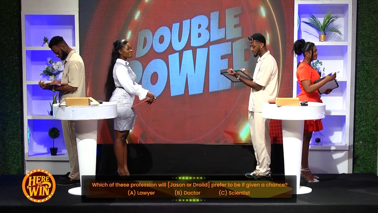Watch Jason-Darlyne take on Droid-Jessica in an intense #HereToWin face-off💥