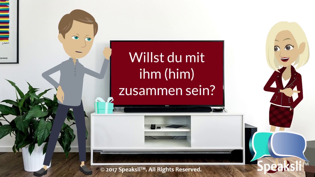 German Pronouns 3 | Learn German | Dative Pronouns | Speaksli