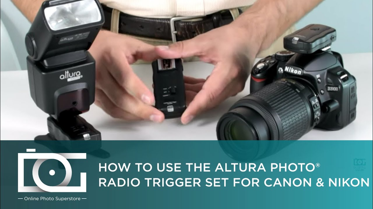 TUTORIAL | How To Use A Wireless Trigger & Receiver Set From Altura Photo For CANON & NIKON Cameras