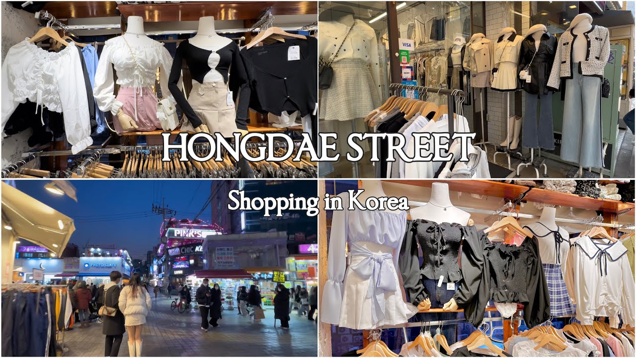 SHOPPING IN KOREA 🇰🇷 | HONGDAE STREET | EARLY SPRING FASHION | SHOPPING IN HONGDAE |