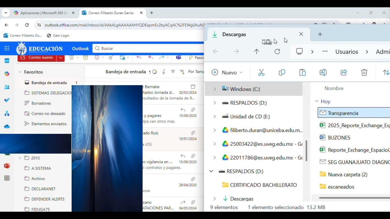 DEPURACIÓN DEL CORREO ELECTRÓNICO SEG OUTLOOK