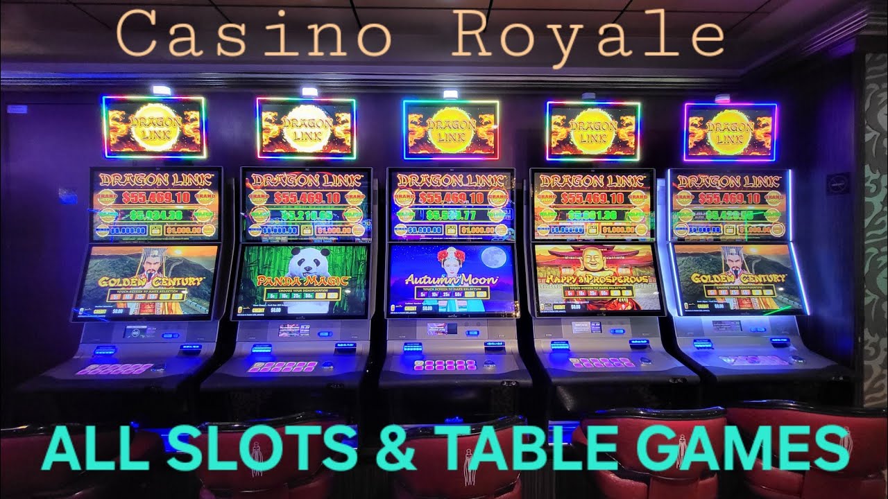 Casino Royale on Quantum of the Seas.   Royal Caribbean.  All slots and table games. 🎰 