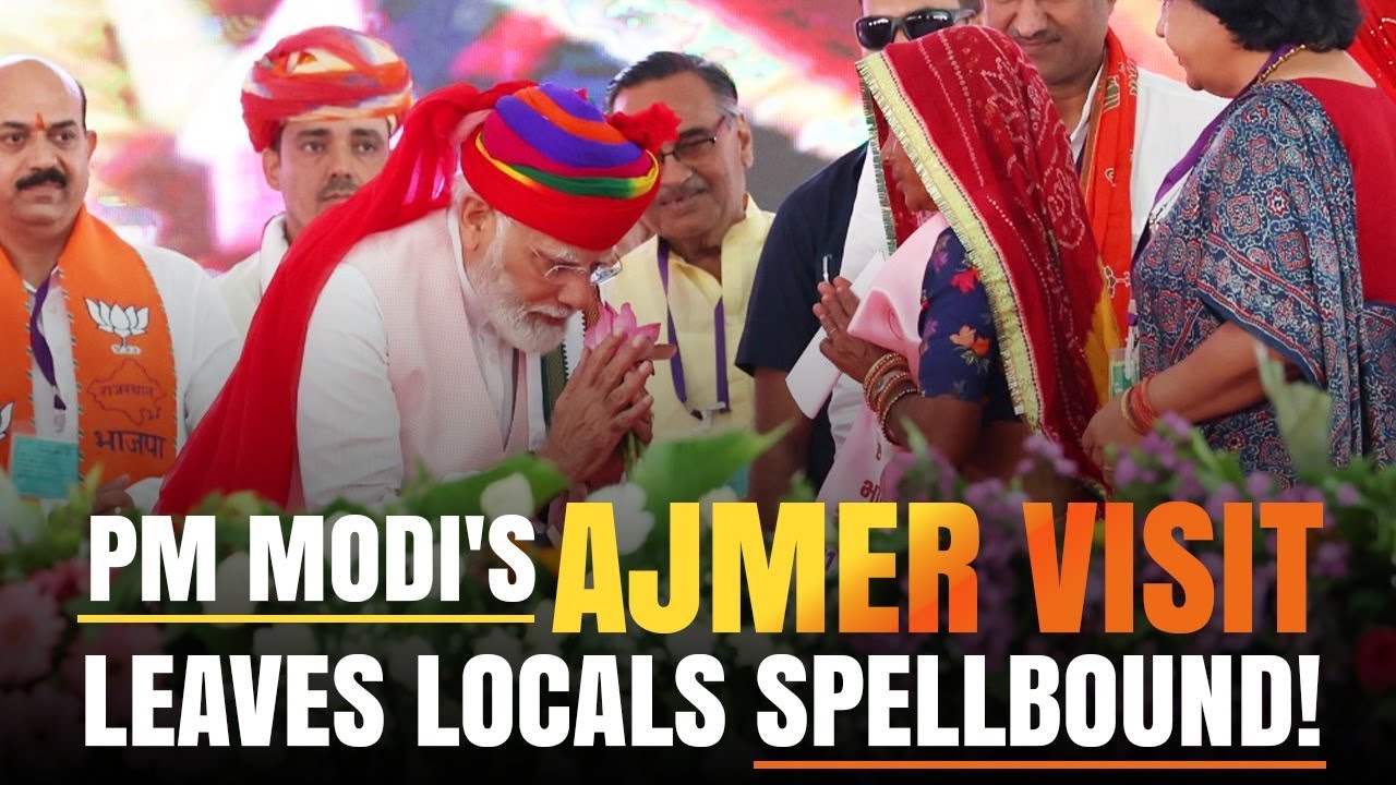 Modi magic resonates across Rajasthan | Special moments from PM's Ajmer visit