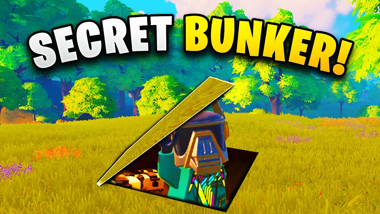 I Built a SECRET Bunker In LEGO Fortnite!
