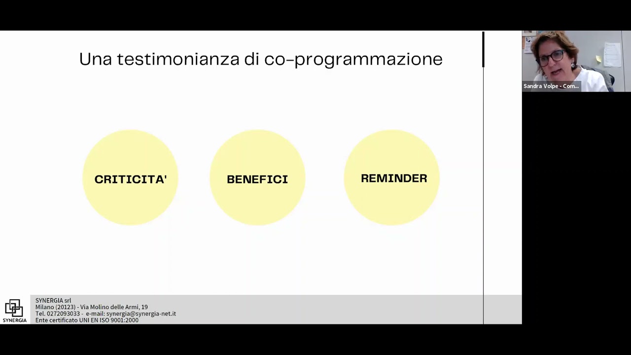 Una testimonianza di co-programmazione