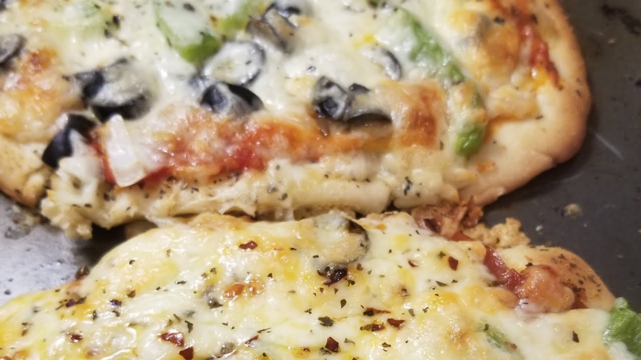 Casual homemade pizza n movie night
