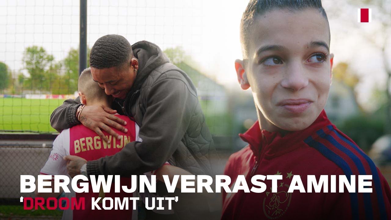 Voetbal geeft ♥️⚽  | Steven Bergwijn verrast jonge fan Amine