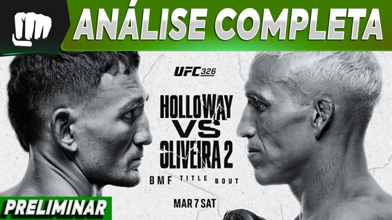 PALPITES PRO UFC 326 MAX HOLLOWAY vs CHARLES DO BRONX OLIVEIRA| ESCOLHENDO PALPITES | PRELIMINAR