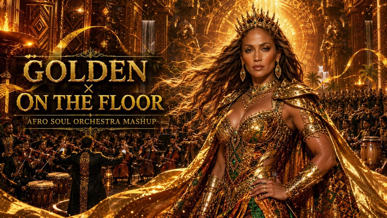 GOLDEN x ON THE FLOOR | Demon Hunters x Jennifer Lopez | Epic Afro Soul Orchestra Mashup (2026) ⭐