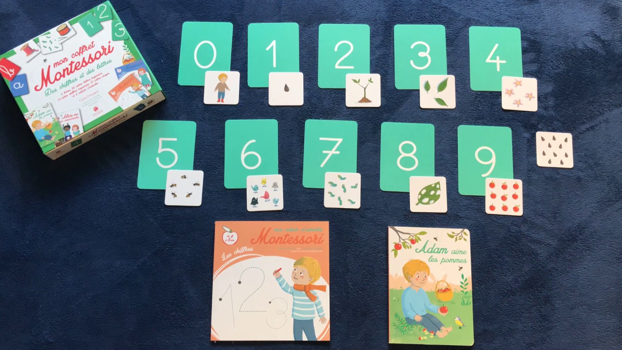 Apprendre les Chiffres de 0 à 10 en s´amusant avec la méthode Montessori