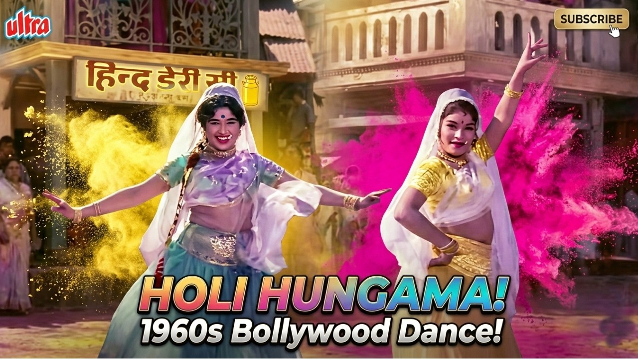 होली स्पेशल : लायी है हज़ारों रंग होली.. 🎶🎨| Phool Aur Patthar (1966) | Meena Kumari, Dharmendra