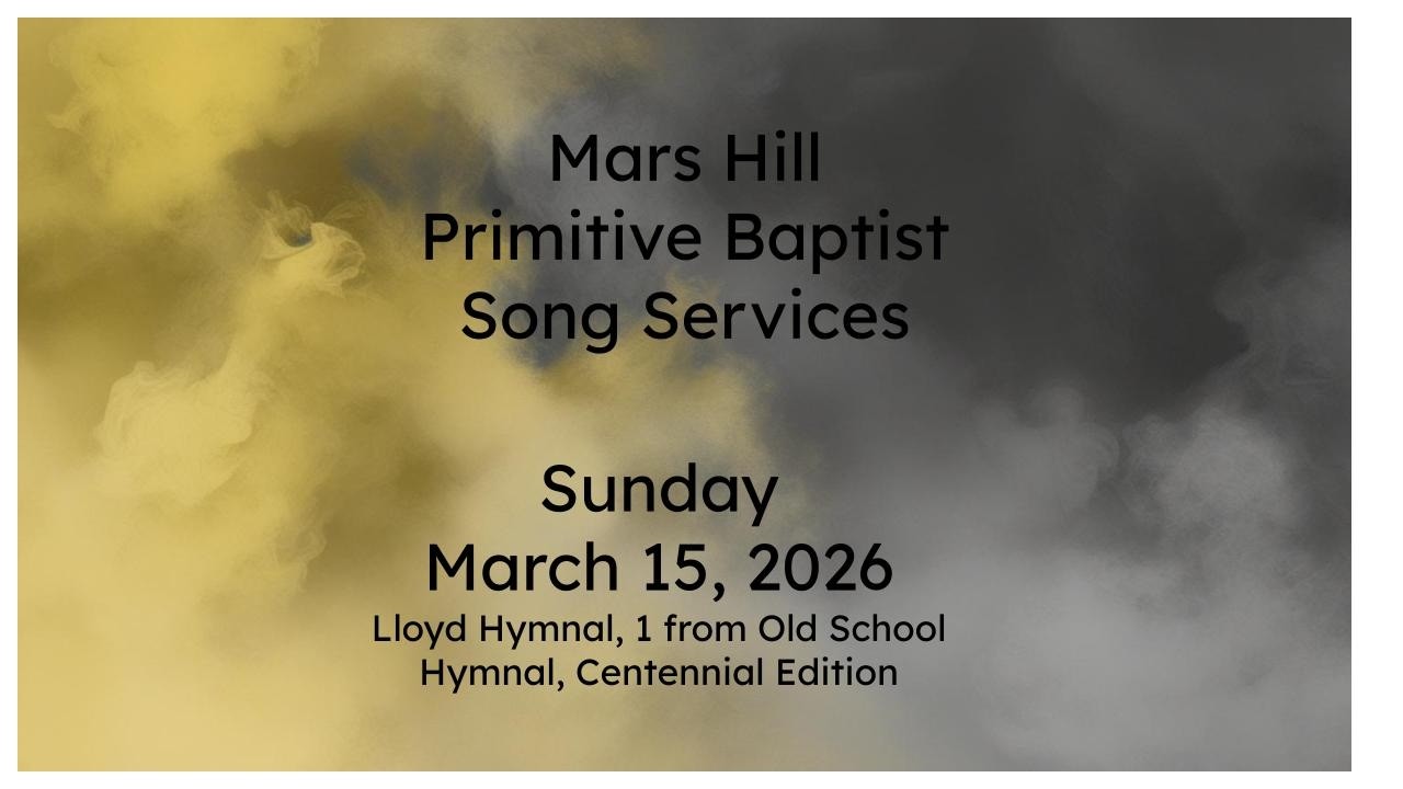 2026 03 15 Song Service