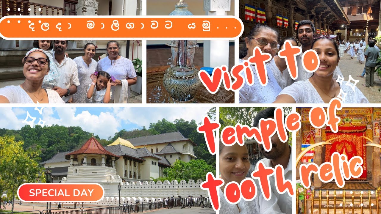 Visit to Temple of sacred tooth relic 😌☺️