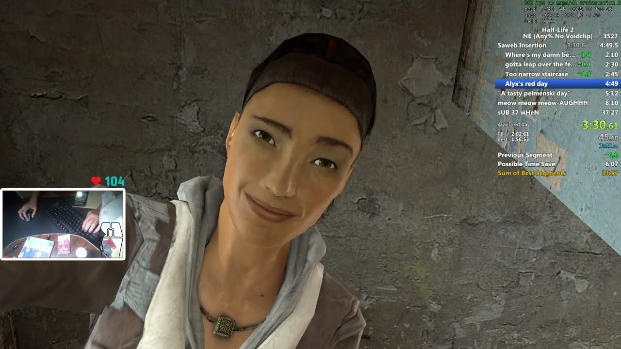 Half-Life 2 Any% (No Voidclip) Speedrun in 37:16.590 (Former World Record)