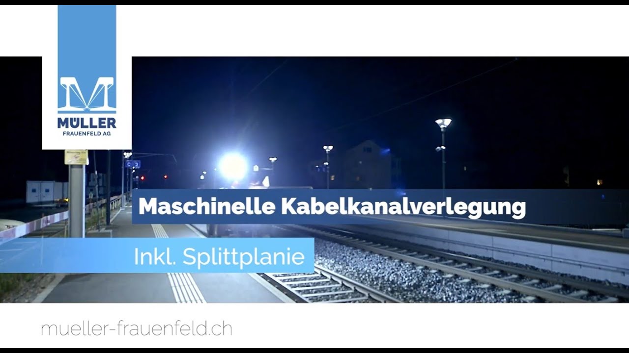 Wir verlegen einen Kabelkanal