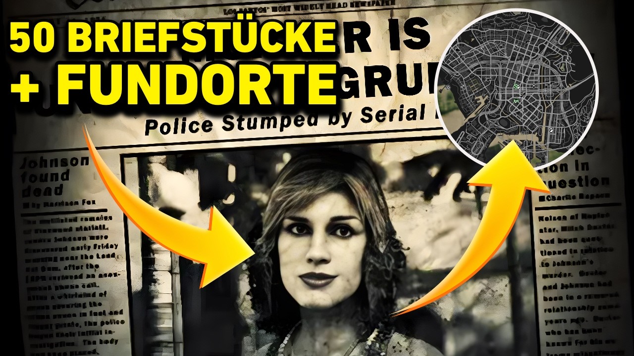 GTA 5 – FINDEN SIE ALLE 50 BRIEFSTÜCKE + FALL GELÖST