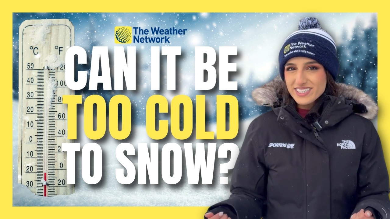 Can It Ever Be Too Cold To Snow? | #AskaMet