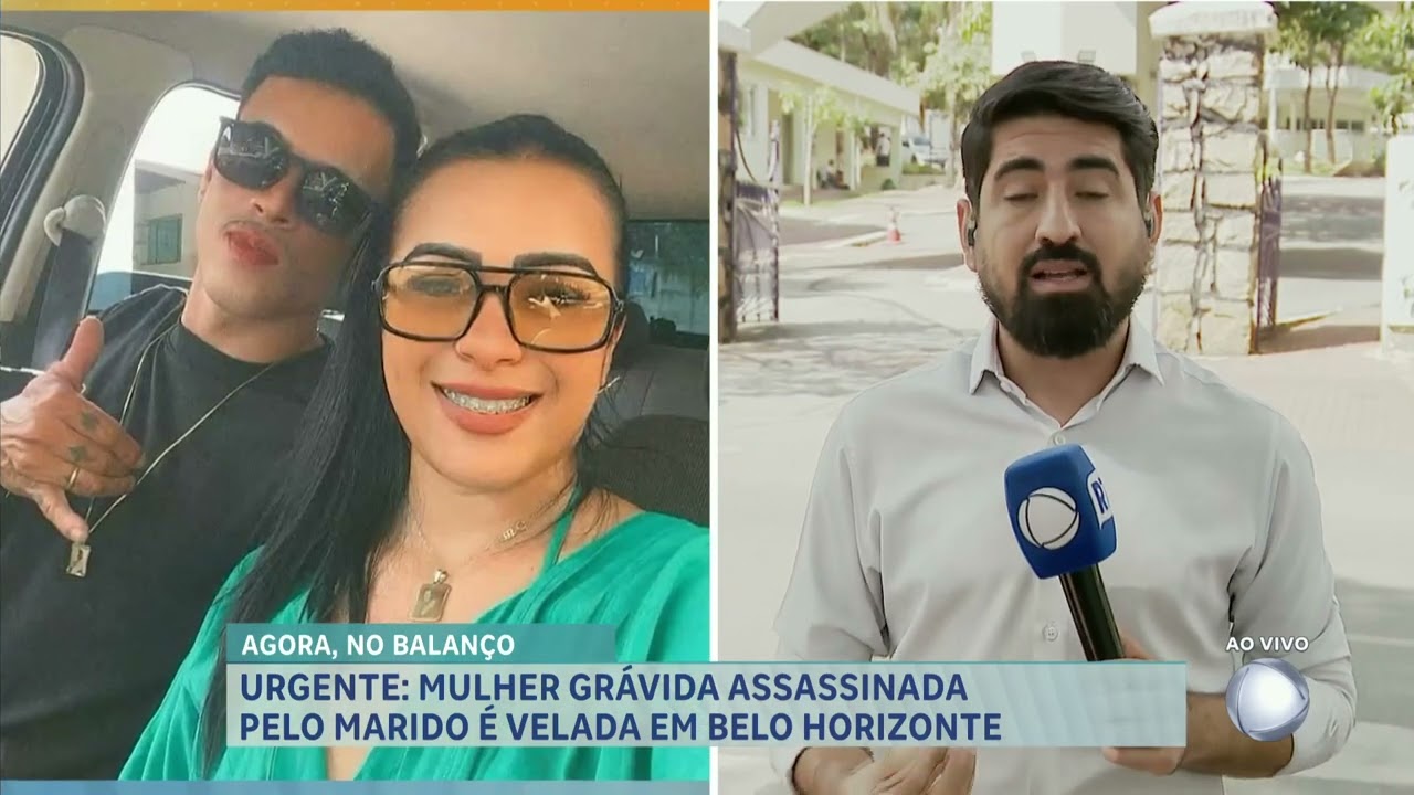 Sob forte comoção, grávida morta pelo marido após discussão é enterrada em BH