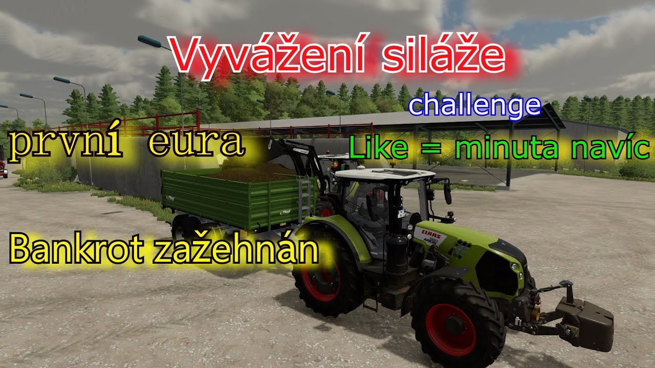 FS22 , Agro Synkov , Livestream-  prodej siláže a délku streamu určujete vy LIKE = minuta navíc