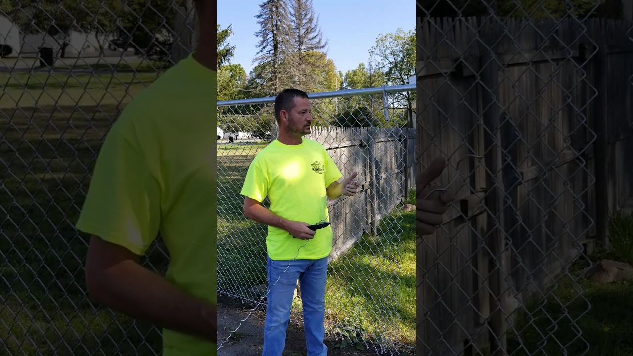 Weaving Chain Link Fence - Installing Chain Link Fence