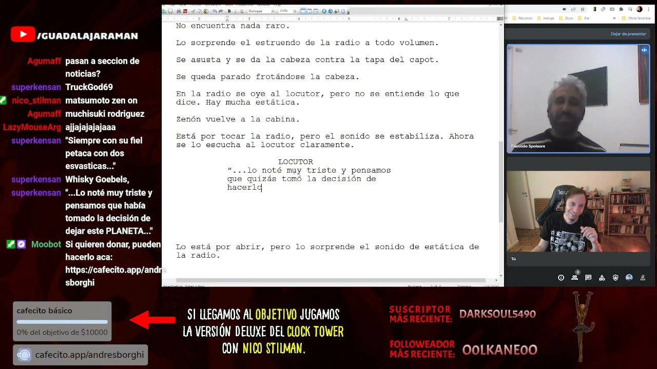 Andr&eacute;s Borghi si rie por primera vez