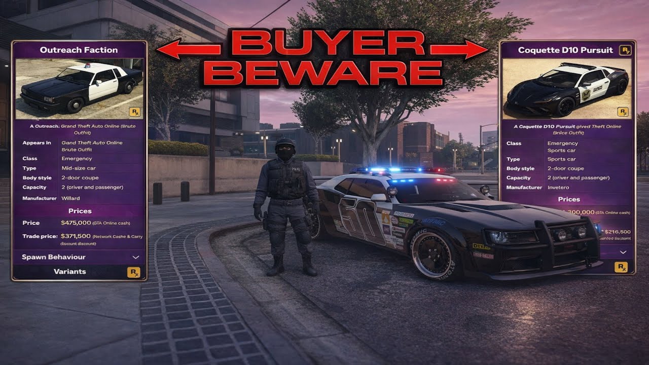 How to Sell Police Cars in GTA Online