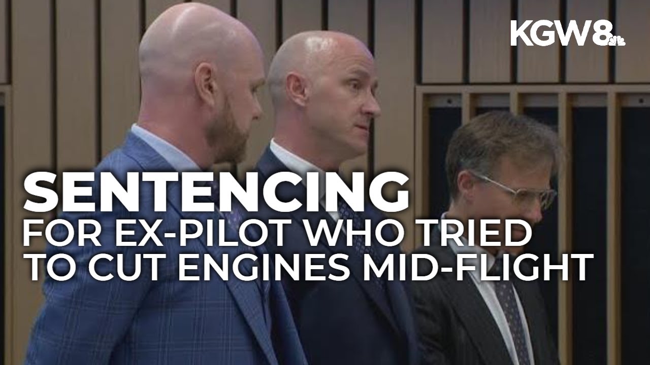 Former Alaska Airlines pilot to be sentenced for trying to cut plane's engines mid-flight